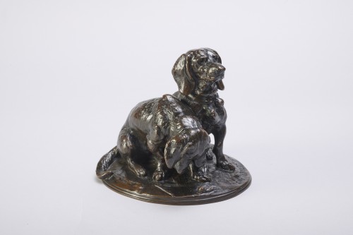 Sculpture Sculpture en Bronze - Ravageot et Ravageole - Emmanuel Frémiet (1824-1910)