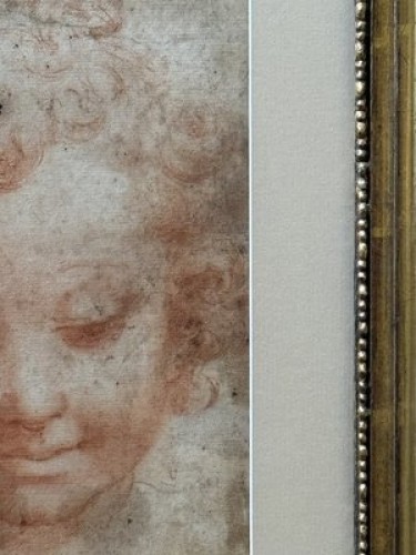 Cercle de Michelangelo Anselm (d.1554) - Tête d'une Enfant - Period Portraits