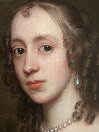XVIIe siècle - John Hayls (1600-1679) Portrait d'une Femme Noble