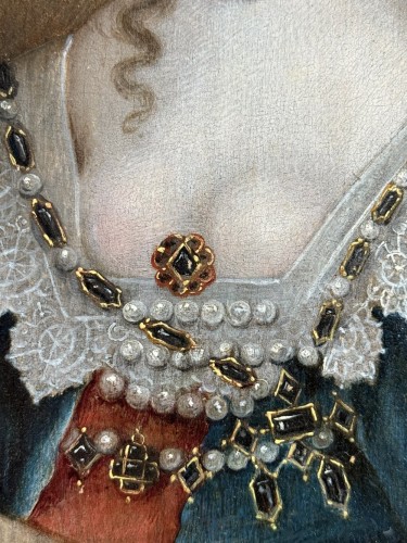 Portrait de la Reine Henrietta Maria, cercle de Van Dyck (1599- 1641) - Louis XIV