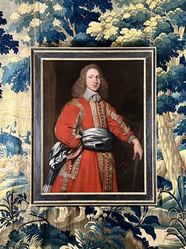 Louis XIII - École Anglo-Hollandaise vers 1655 - Portrait d'Un Officier