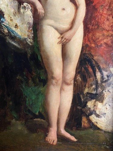 XIXe siècle - William Etty RA (1787 - 1849) - Une femme nue debout