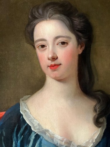 Sir Godfrey Kneller (1646-1723) - Portrait de Lady Spencer, comtesse de Sunderland - Tableaux et dessins Style 