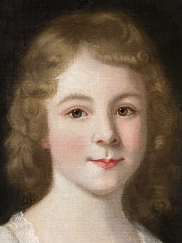 Paire de portraits d'enfants, cercle de Nathaniel Dance-Holland (1735-1811) - Period Portraits