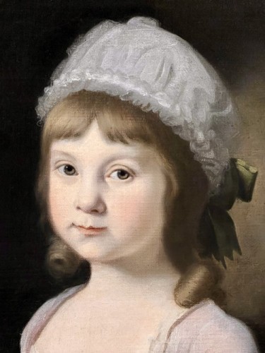 Antiquités - Paire de portraits d'enfants, cercle de Nathaniel Dance-Holland (1735-1811)