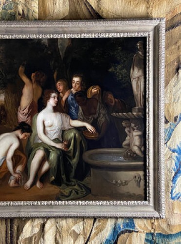 XVIIe siècle - Le Bain de Diane,  anglaise de la fin du XVIIe siècle