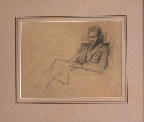 Augustus John (1878-1961) - Edward Nettleship - Tableaux et dessins Style Napoléon III