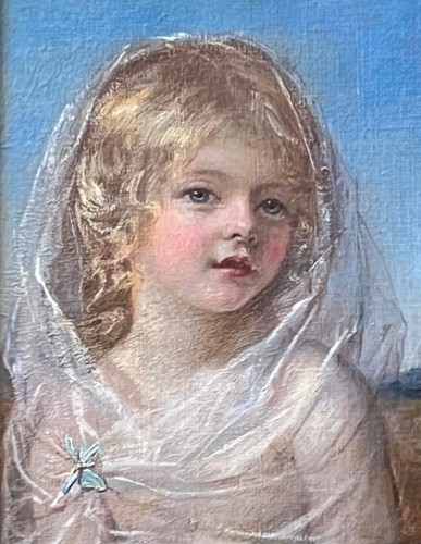 Tableaux et dessins Tableaux XIXe siècle - Cupidon et Psyché, cercle de Sophie Anderson (1823 - 1903)