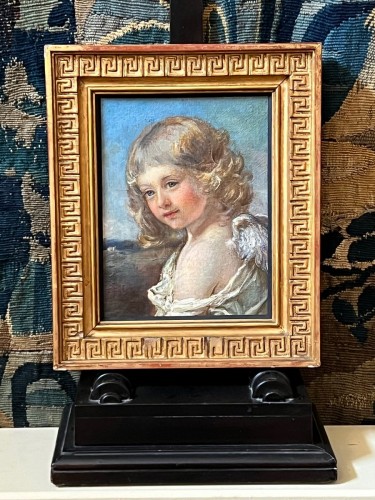 Cupidon et Psyché, cercle de Sophie Anderson (1823 - 1903) - Period Portraits