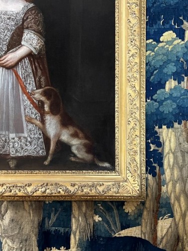 XVIIe siècle - École d'Europe du Nord vers 1660 - Portrait du roi Guillaume III enfant