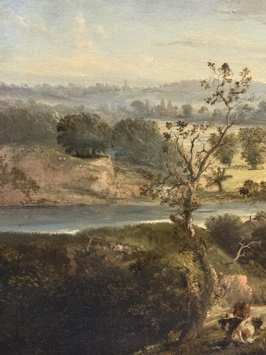 Antiquités - Patrick Naysmith (1787 - 1831) Un paysage près de Manchester