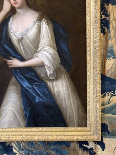 Tableaux et dessins  - Charles Jervas (c.1675-1739) Portrait d'une noble femme du début du XVIIIe siècle