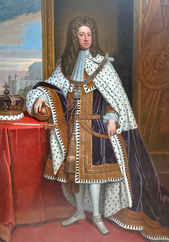 Portrait du roi George Ier (1660-1727) d'après Sir Peter Lely (1646-1723) - Tableaux et dessins Style 