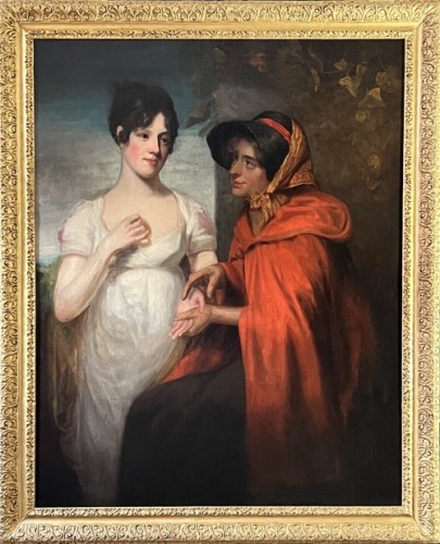 The Fortune Teller, attributed to John Opie R.A. (1767-1807) - Paintings & Drawings Style Empire