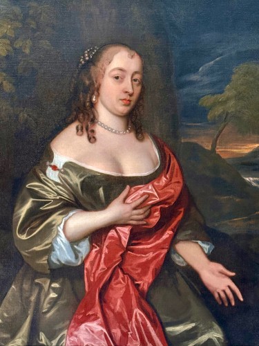 John Hayls - Portraits of a Lady in an Extensive Landscape