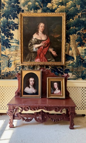 John Hayls - Portraits of a Lady in an Extensive Landscape - Louis XIII