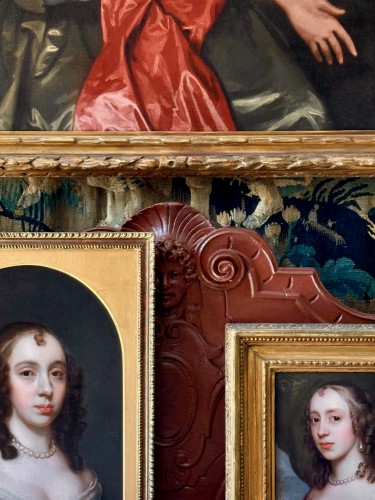 Louis XIII - John Hayls - Portraits of a Lady in an Extensive Landscape