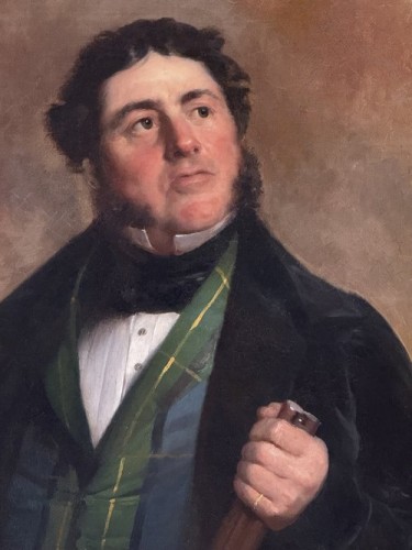 Tableaux et dessins  - Portrait de Charles Gordon Esq. (décédé en 1858), attribué à Sir John Watson Gordon (1788-1864) 