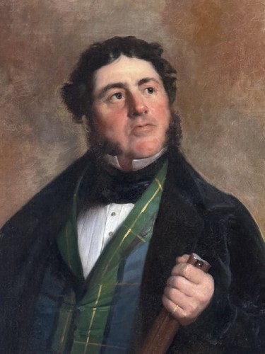 Portrait de Charles Gordon Esq. (décédé en 1858), attribué à Sir John Watson Gordon (1788-1864)  - Period Portraits