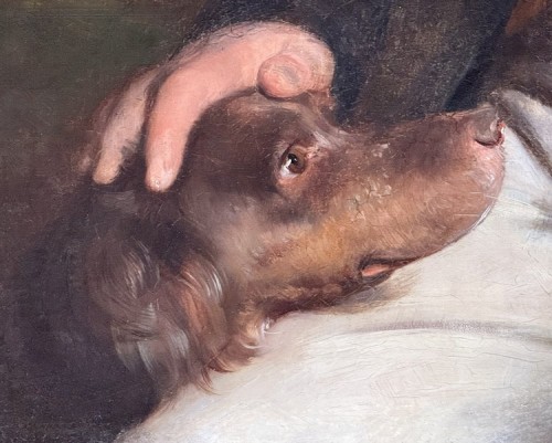 Antiquités - Portrait de Charles Gordon Esq. (décédé en 1858), attribué à Sir John Watson Gordon (1788-1864) 