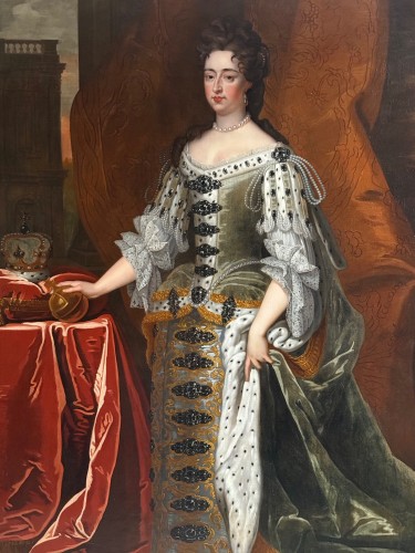 Portrait de la reine Marie II, atelier de Sir Godfrey Kneller (1646-1723)