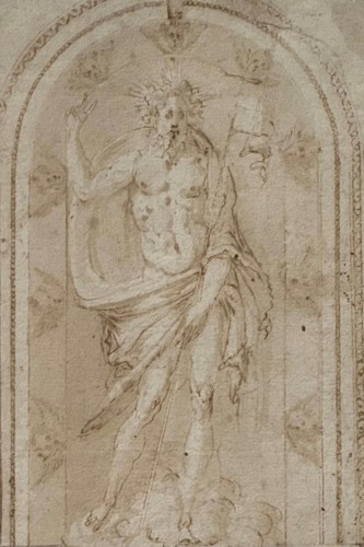 Mid sixteenth-century tuscan school drawing 