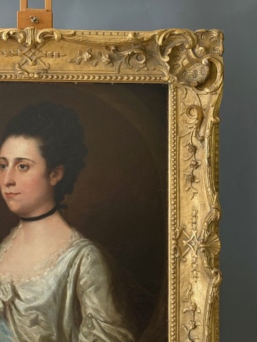 Paintings & Drawings  - Portrait Of Hannah Hass, 18th century English school