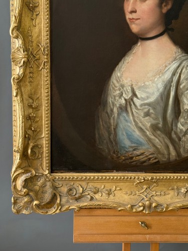 Antiquités - Portrait Of Hannah Hass, 18th century English school