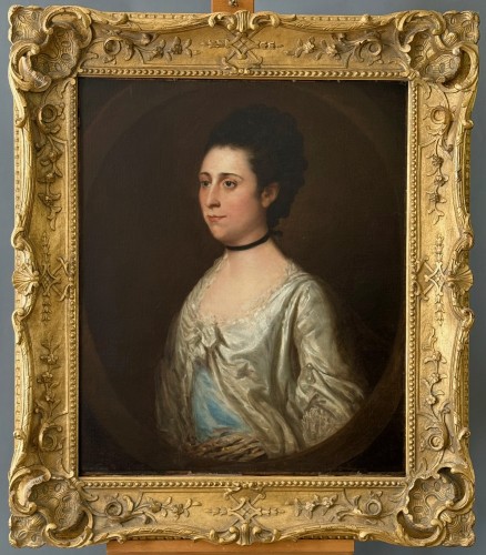 Antiquités - Portrait Of Hannah Hass, 18th century English school