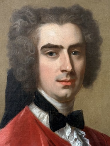 Portrait d'un Homme, école française du 18e siècle - Period Portraits