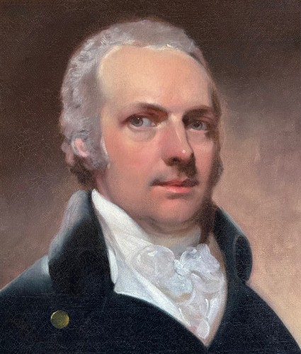 XIXe siècle - Sir William Beechey R.A (1753-1839) - Portrait de William Perryn de Langton