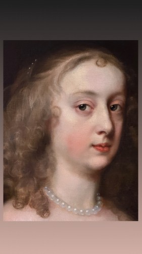 Portrait Of A Beauty C.1665, Circle Of Sir Peter Lely(1618-1680) - 