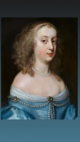17th century - Portrait Of A Beauty C.1665, Circle Of Sir Peter Lely(1618-1680)