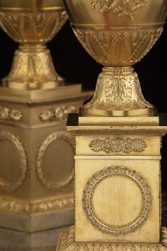 XIXe siècle - Paire d'importants candélabres par Thomire
