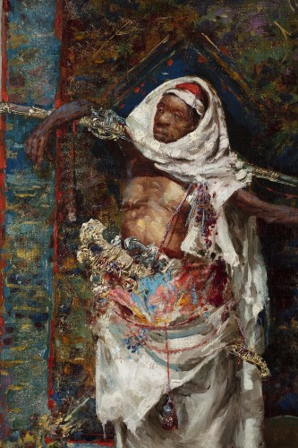 Paintings & Drawings  - Orientalist Painting - Cesare Biseo (1843-1909)