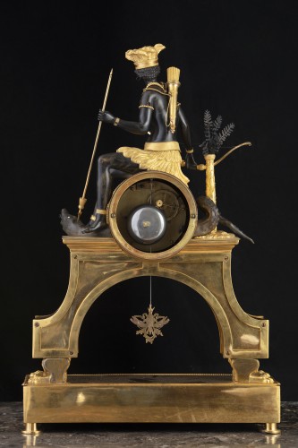 Antiquités - Importante pendule "L'Amérique", France fin XVIIIe