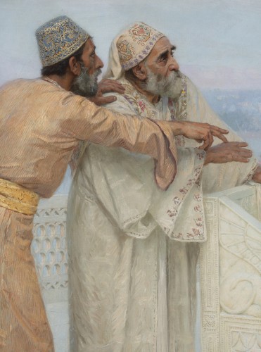 Tableaux et dessins Tableaux XIXe siècle - Important tableau orientaliste de Laurits Tuxen (Copenhague 1853-1927)