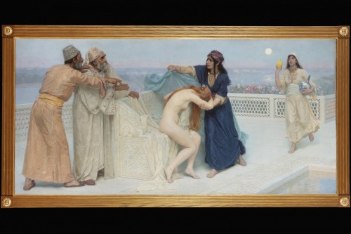 Important tableau orientaliste de Laurits Tuxen (Copenhague 1853-1927) - Napoléon III