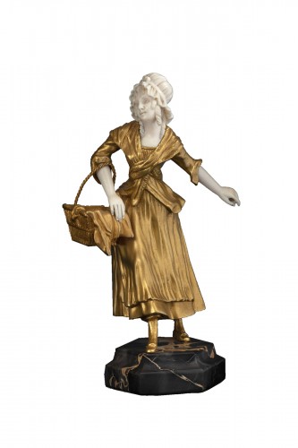Sculpture Chryséléphantine - Charles Monginot (1825-1900)