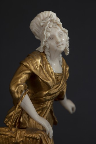 Sculpture Chryséléphantine - Charles Monginot (1825-1900) - Sculpture Style Art nouveau