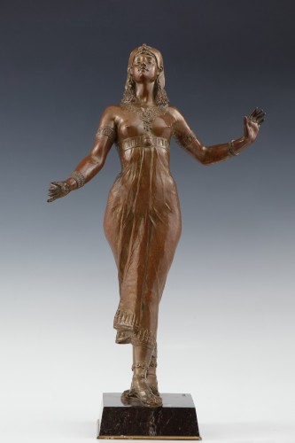 Egyptian Dancer - Georges Colin (1876-1917) - Sculpture Style Art nouveau