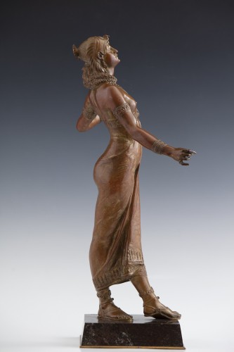 Sculpture Sculpture en Bronze - Danseuse égyptienne - Georges Colin (1876-1917)