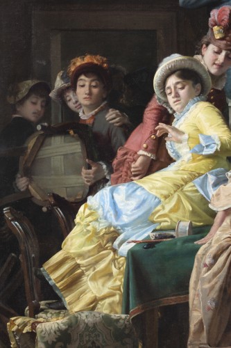 L'émancipation des femmes - Pietro Saporetti (1832 - 1893)  - Phidias Antiques