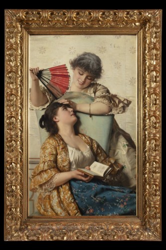 Napoléon III - Giovanni Costa (1826-1903) - Two young girls