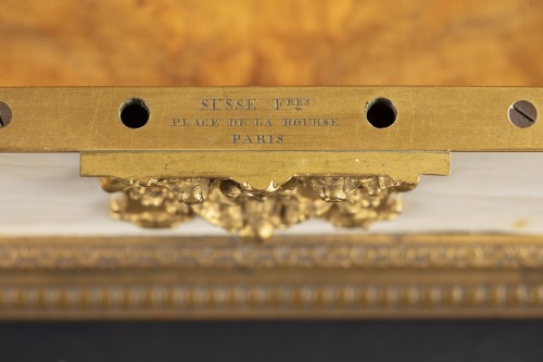 Important coffret à parfum Napoléon III en bronze plaqué d'ivoire - Napoléon III
