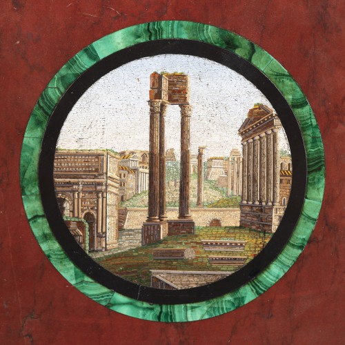 Antiquités - Importante coupe antique en marbre de Benedetto Boschetti, Rome vers 1840