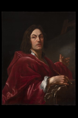 Autoportrait d'un peintre, Ecole française du début du XVIIIe siècle