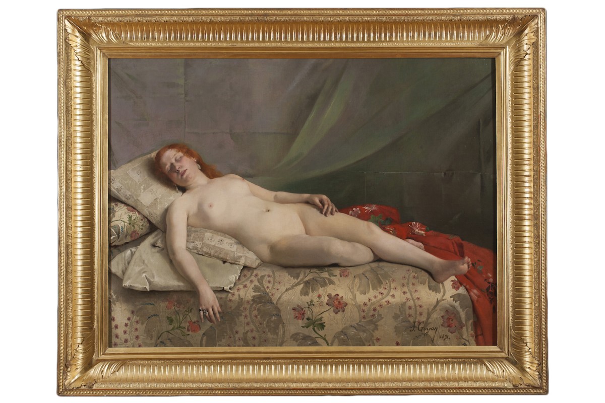 Jeune femme nue. - Jeanne Bordes-Guyon (?-1903) - XIXe siècle - N.88195
