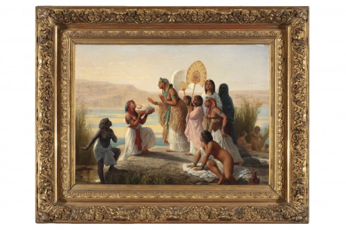 Moses saved from the waters -  Henry Pierre Picou (1824  1895)