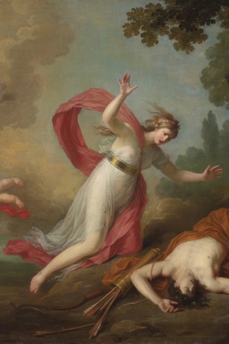 Venus and Adonis -  Augustin van den Berghe (1756 - 1836) - Paintings & Drawings Style Louis XVI